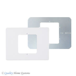 Room/Patio Horizontal Adaptor and Trim Plate White