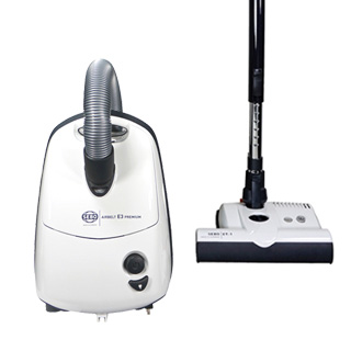 Airbelt E3 Premium Canister Vacuum with ET-1 Power Head White