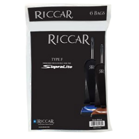 Riccar RSL-6 Paper Bags For R10E And RSL Series Type F 6-Pk