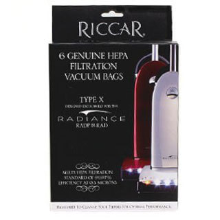 Riccar RXH-6 Hepa Bags Radiance Series Type X 6-Pk